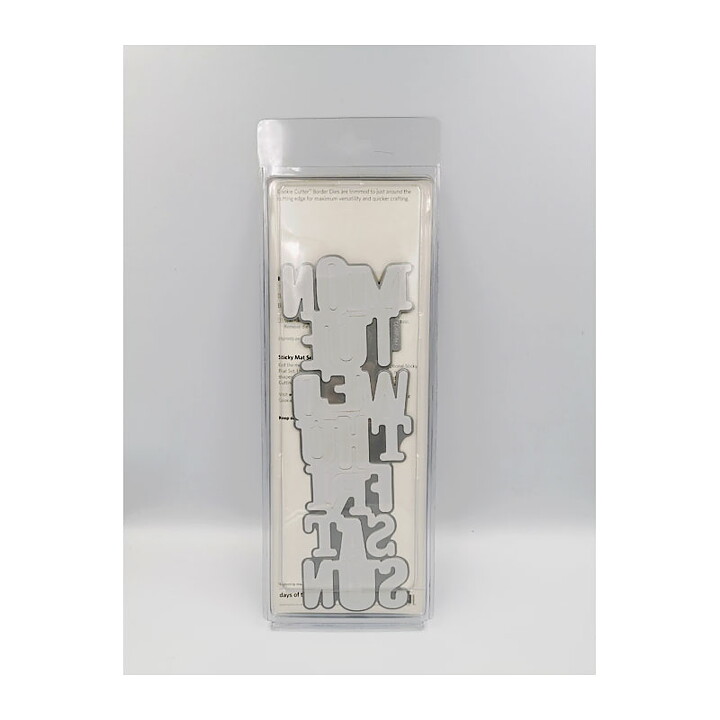 Quickutz Cookie Cutter Dies - Days of the Week CC-BDR-062