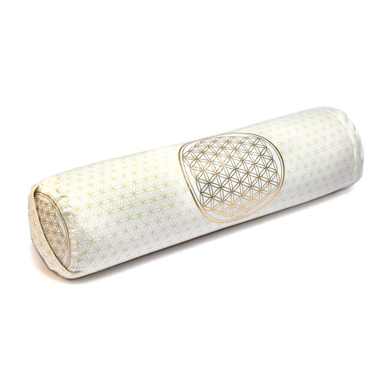 Bolster Round Flower Of Life Organic Cotton