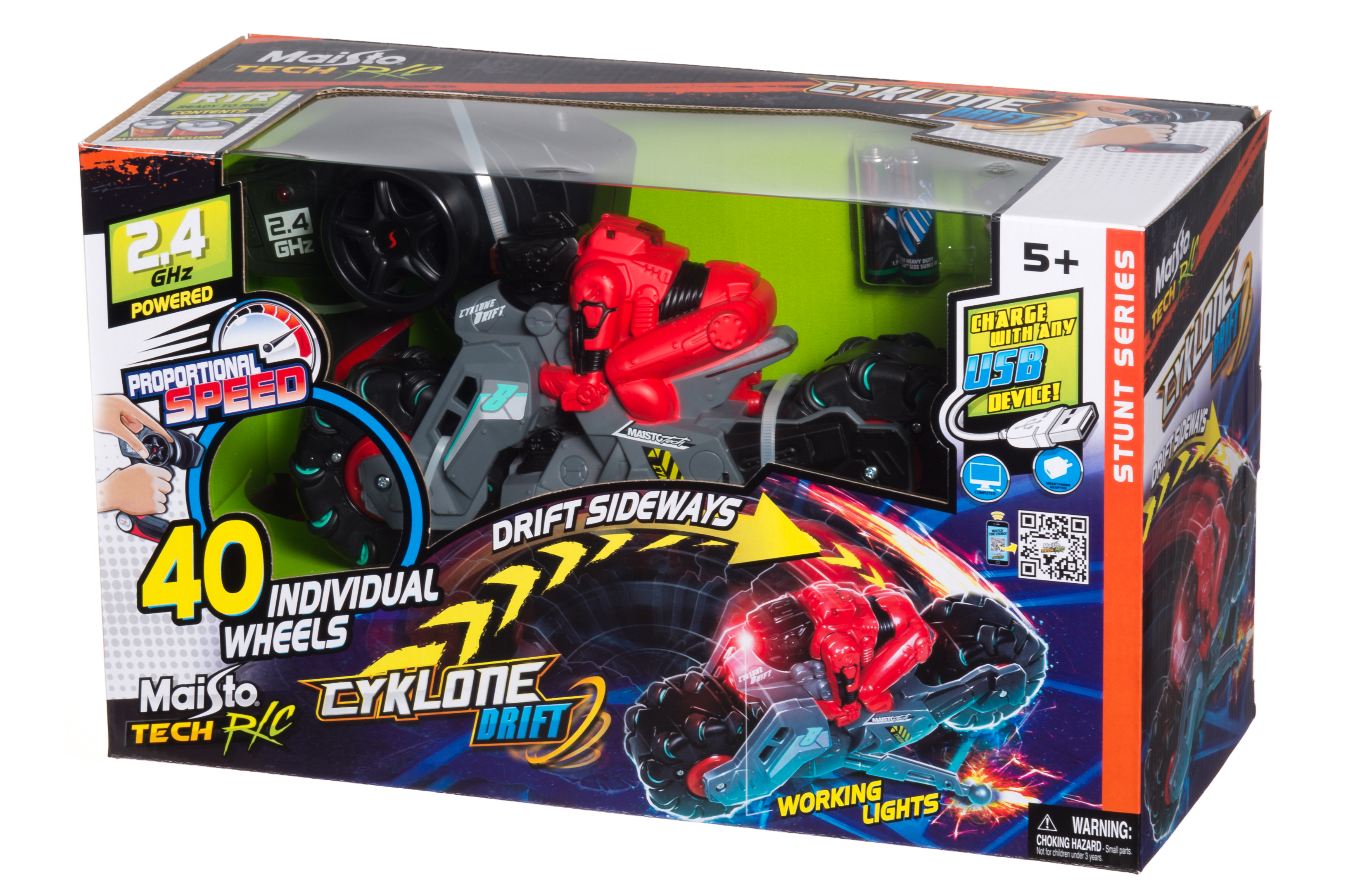 Maisto Tech R/C Cyklone Drifter Motorbike