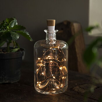 Jar of Stars, glasflaske med lyskæde