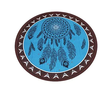 Drömfångare Mandala - Rund 