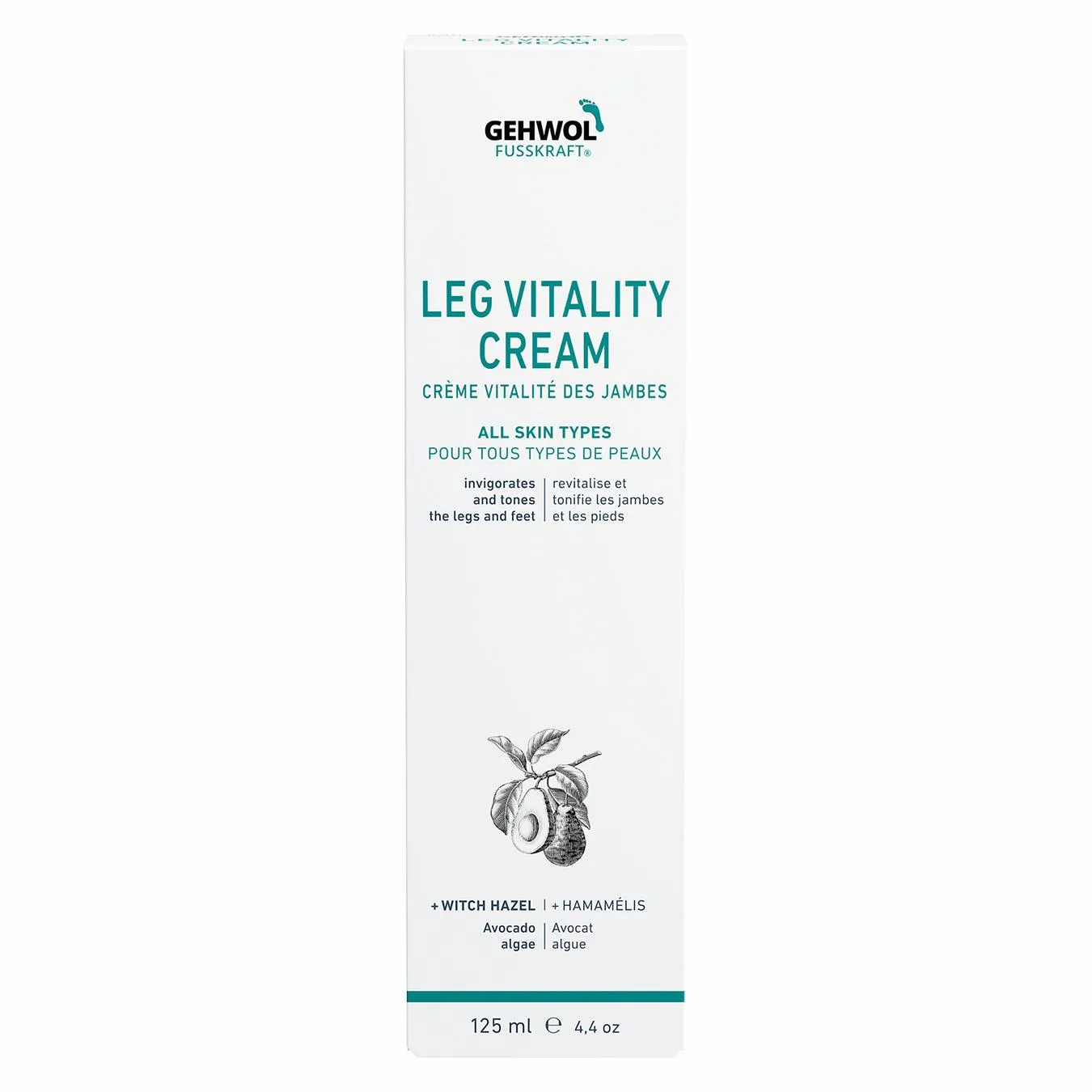 Gehwol Fusskraft Leg Vitality, 125 ml - 4