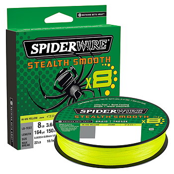 Spider Wire 150m Hi-Vis Yellow