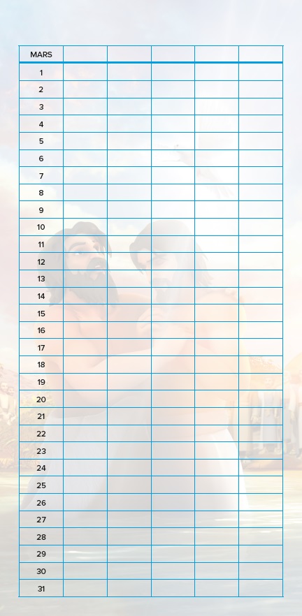 Kalender - Superbook - 2