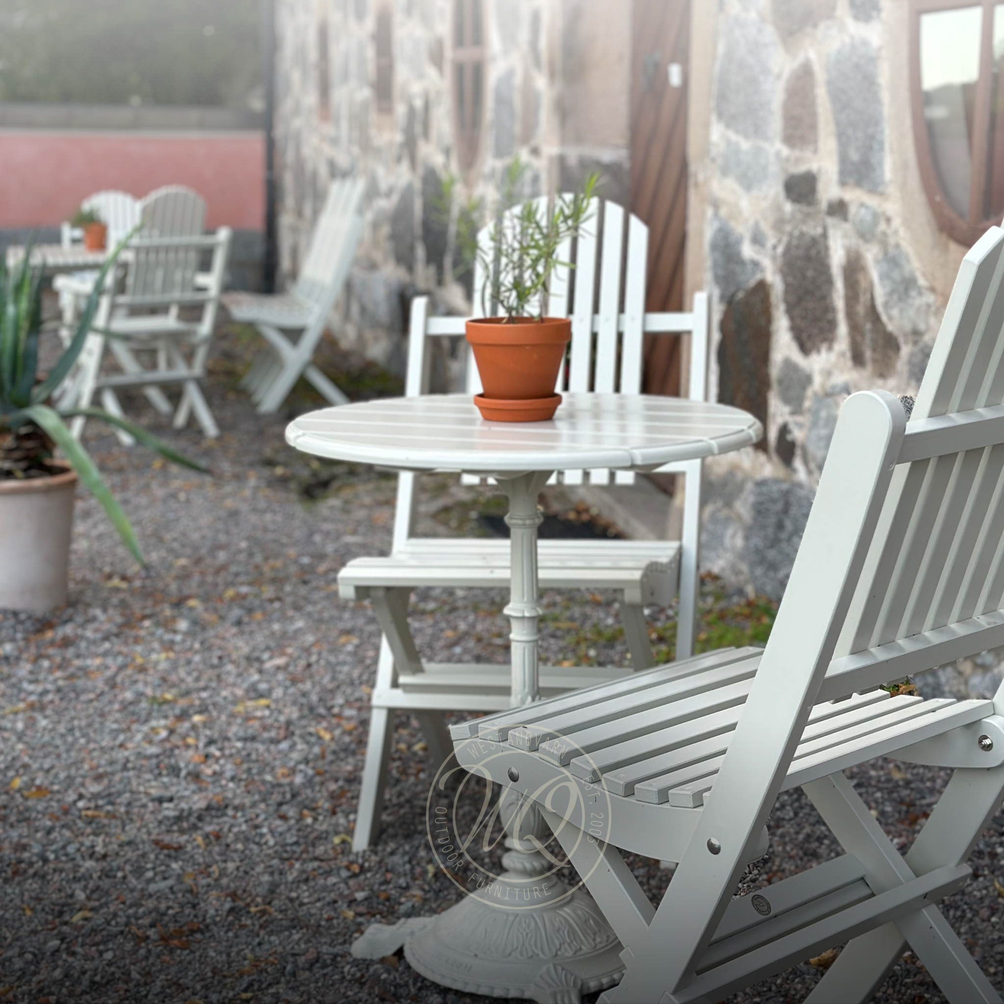 Klassiskt Café-bord Ø60 - Westanqvarn - 7