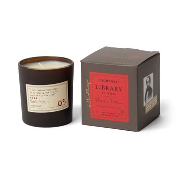 Paddywax : Library Charles Dickens - Doftljus i glas Tangerine, Juniper, Clove