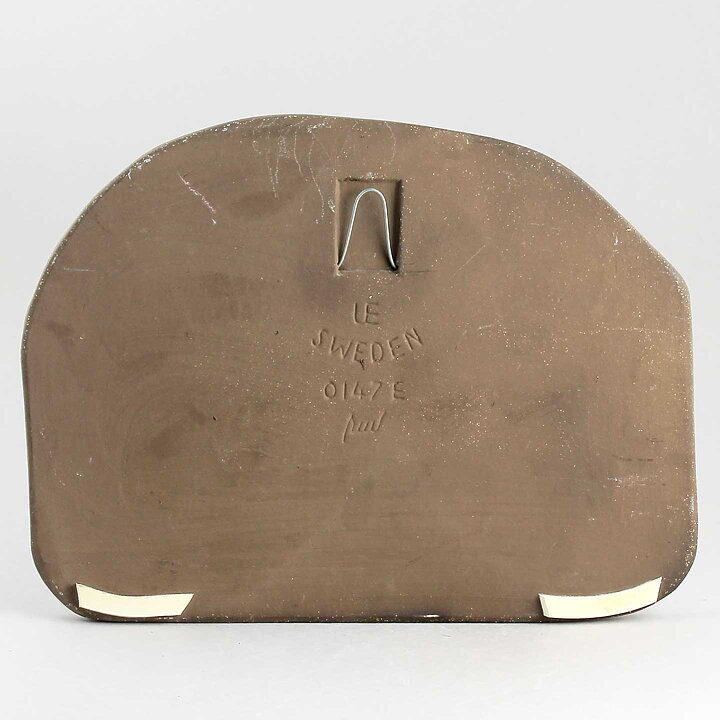 エステル・ヴァーリン  シカファミリー陶板  27cm  1970年