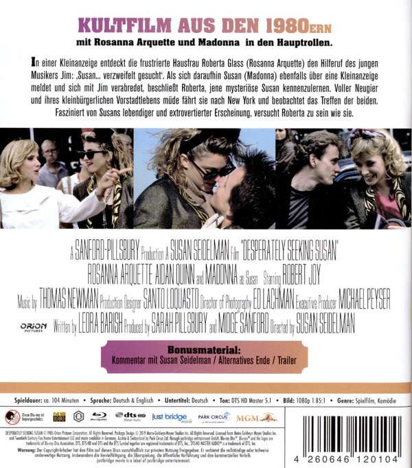 Desperately Seeking Susan (ej svensk text) (Blu-ray) - 2