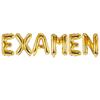 Ballonggirlang "EXAMEN" olika färger