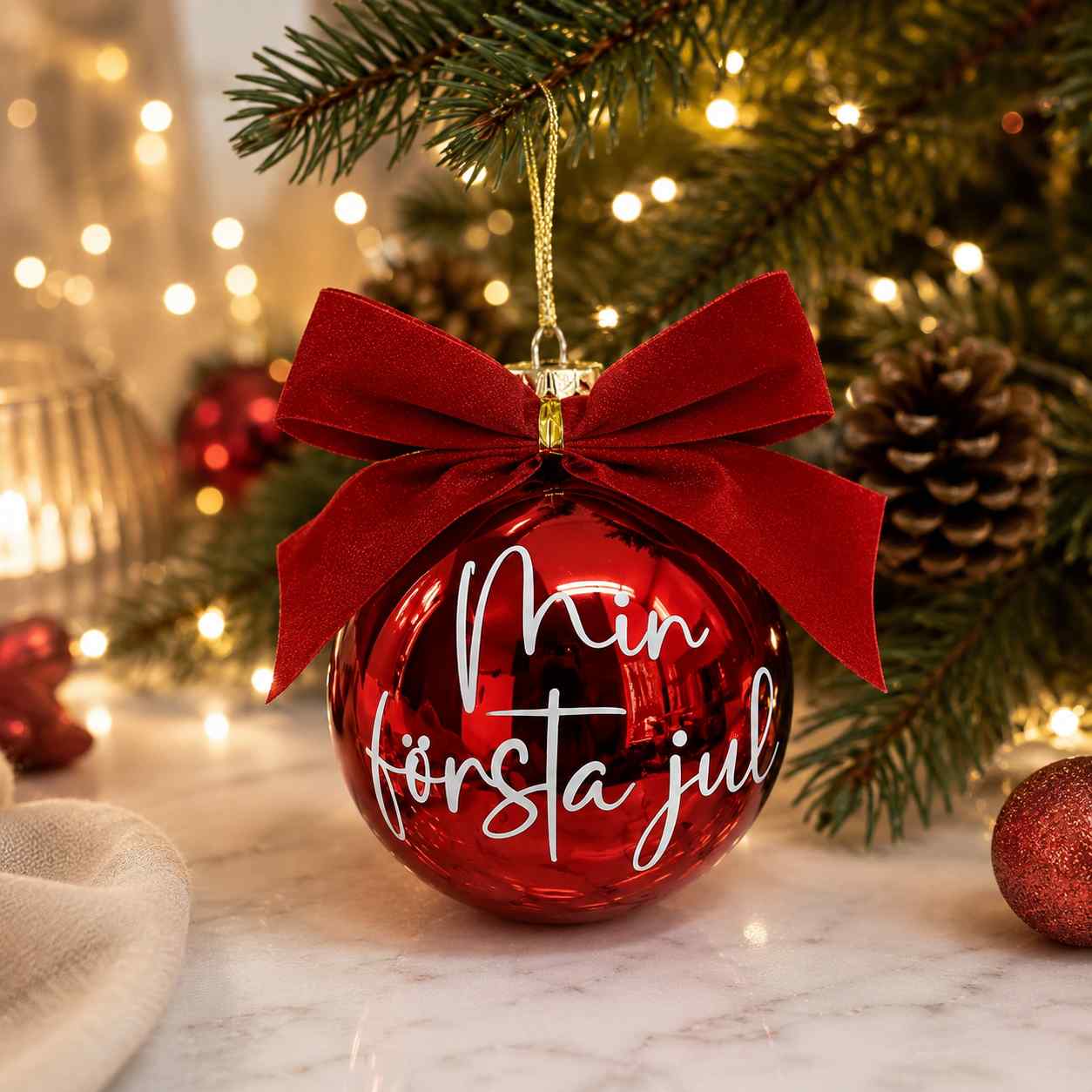 Julgranskula "Min första Jul"  - 2