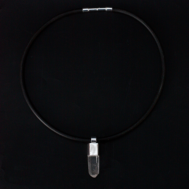 Rock - sterling silver pendant - 4