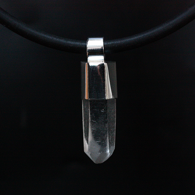 Rock - sterling silver pendant