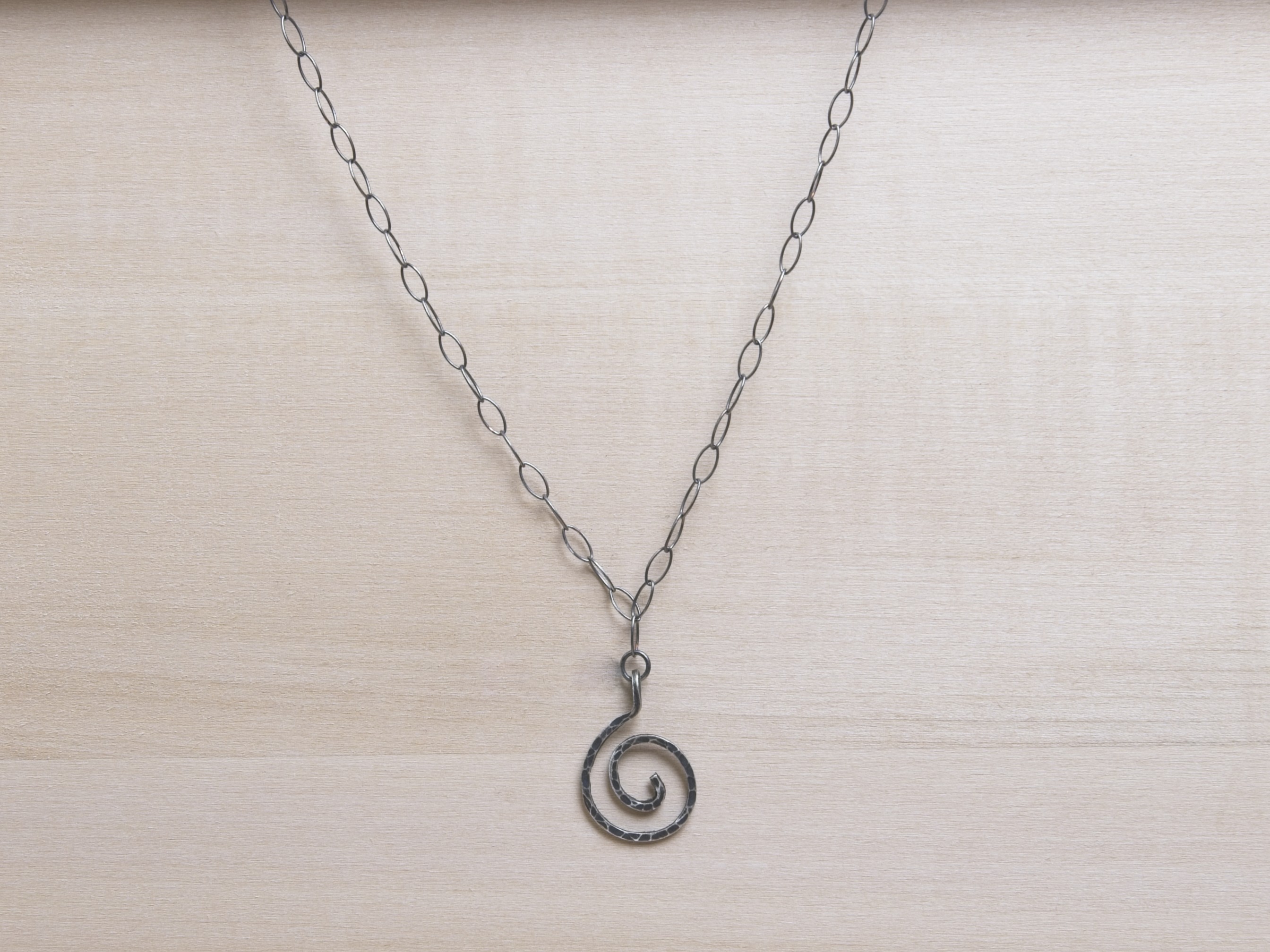 Silver spiral