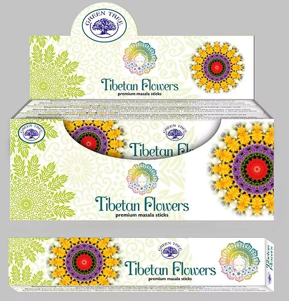 Green Tree Tibetan Flowers Masala Rökelse - 2