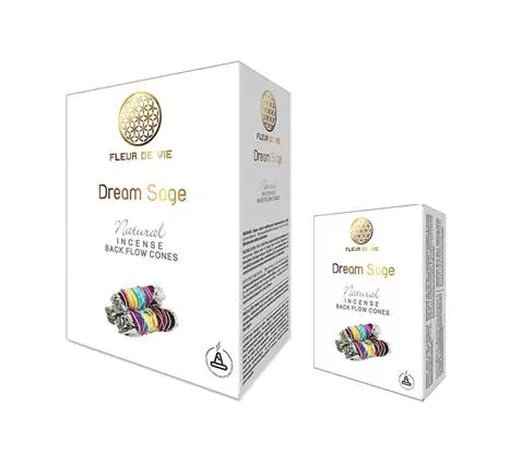 Fleur de Vie  ( Flower of life ) Backflow  backflow koner  - Dream Sage ( Dröm Salvia)  - 3