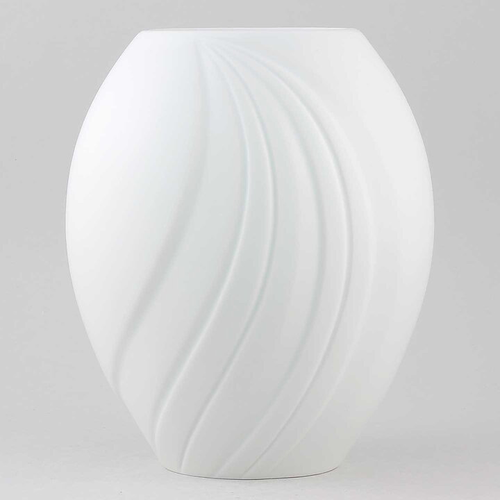 Helén Tapper (1980s) White Swelling Vase 18 cm