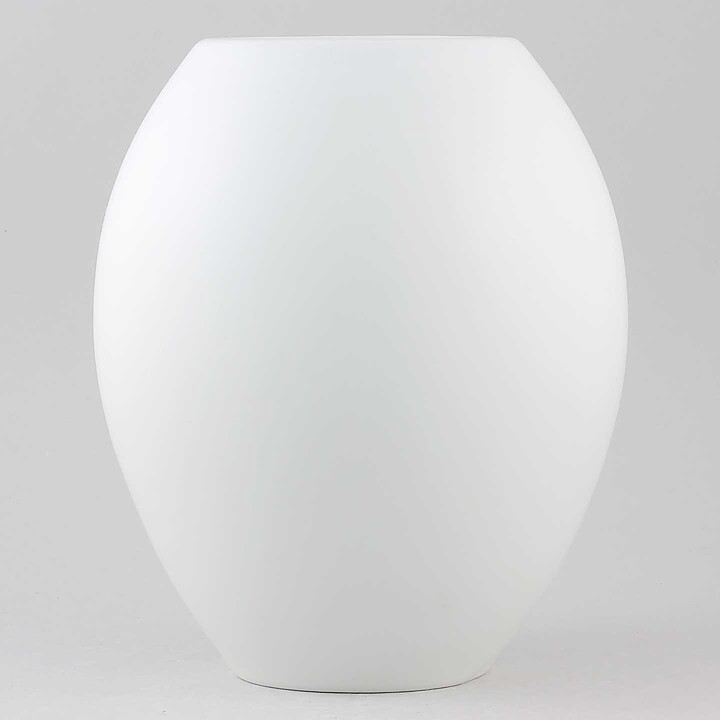 Helén Tapper (1980s) White Swelling Vase 18 cm