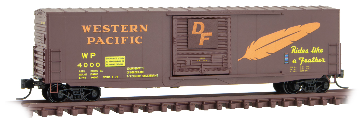 Standard 50" box car w/o roofwalk WP #4000