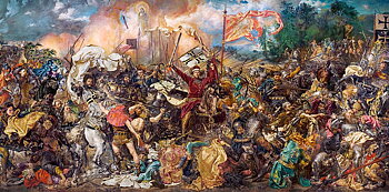 The Battle of Grunwald, Jan Matejko, puslespil med 4000 brikker (C-400331)