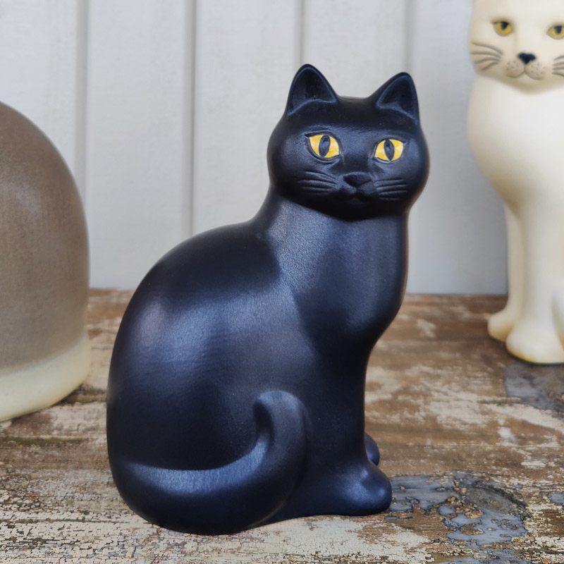 Murre midi helsvart katt av Lisa Larson - 2