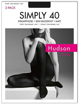 Hudson Simply 40 Svarta Strumpbyxor