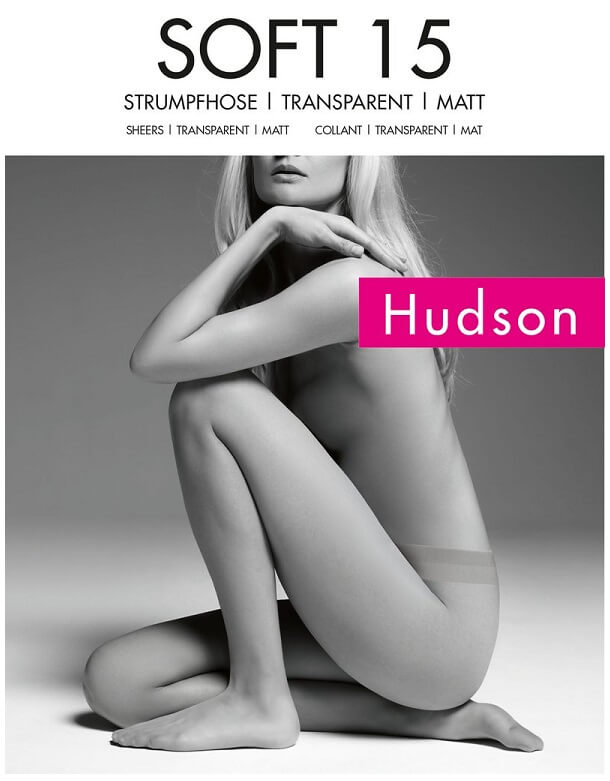 Hudson Soft 15 Svarta Strumpbyxor