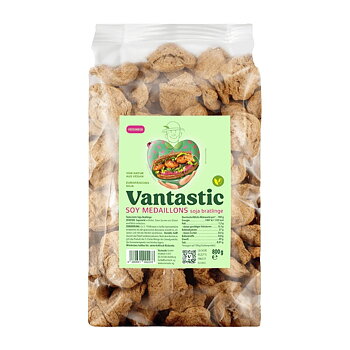 torkade sojamedaljonger vantastic 800g