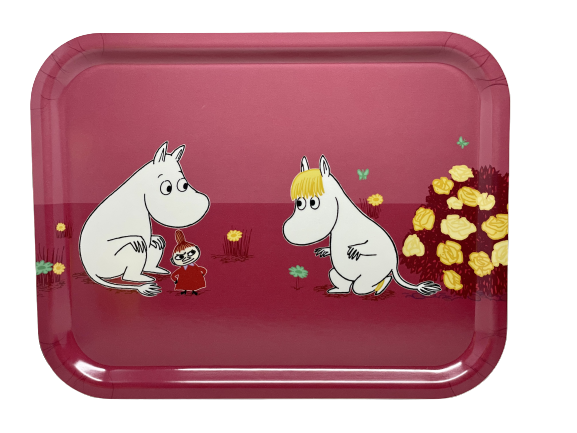 Moomin Tray 36x28 cm - Moomintroll, Snorkmaiden & Little My