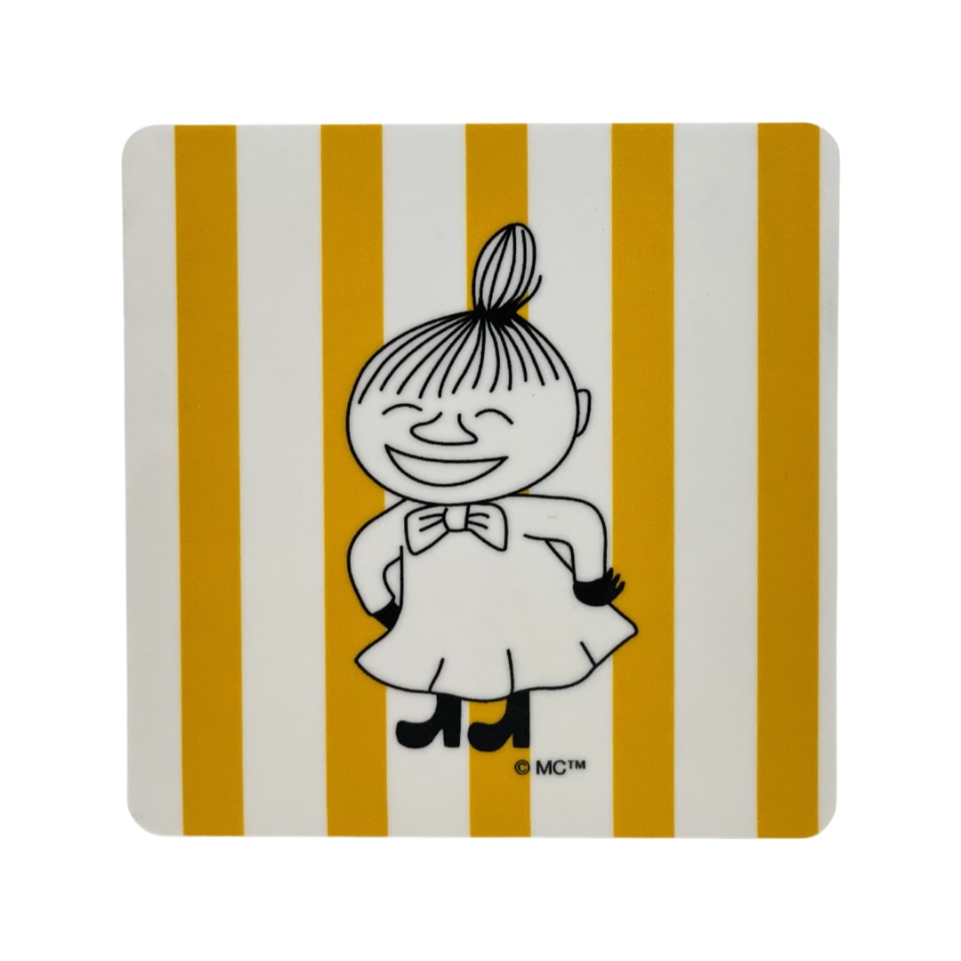 Moomin Glass coaster - Moomin Stripe Yellow