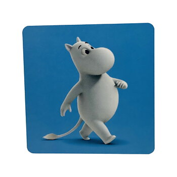Moomin Glass coaster - Moomintroll Blue