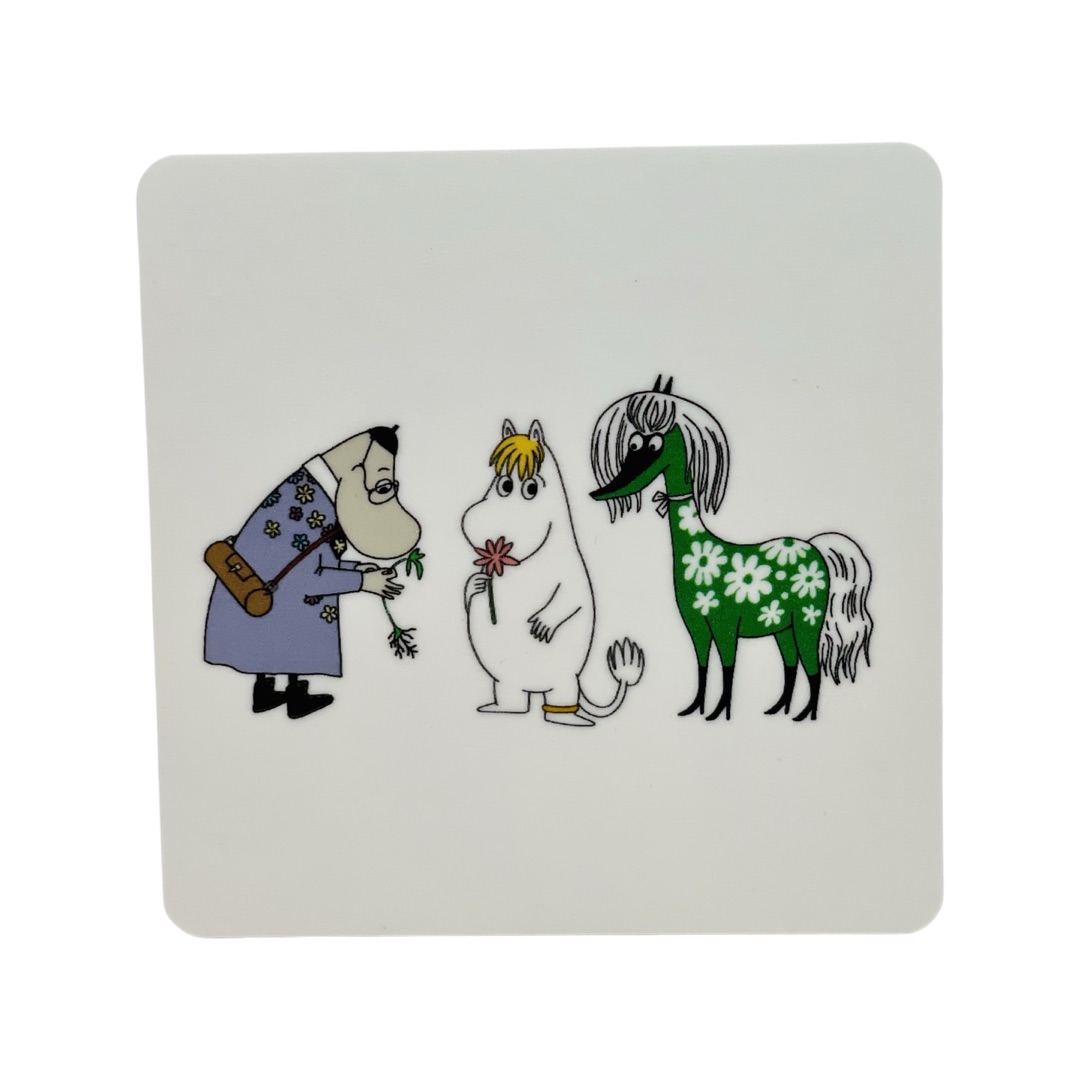Mumin Glasunderlägg - Hemulen, Snorkfröken & Primadonnas häst