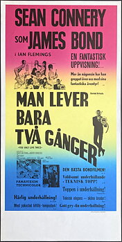 JAMES BOND 007 - MAN LEVER BARA TVÅ GÅNGER (1967)