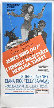 JAMES BOND 007 - I HENNES MAJESTÄTS HEMLIGA TJÄNST (1969)