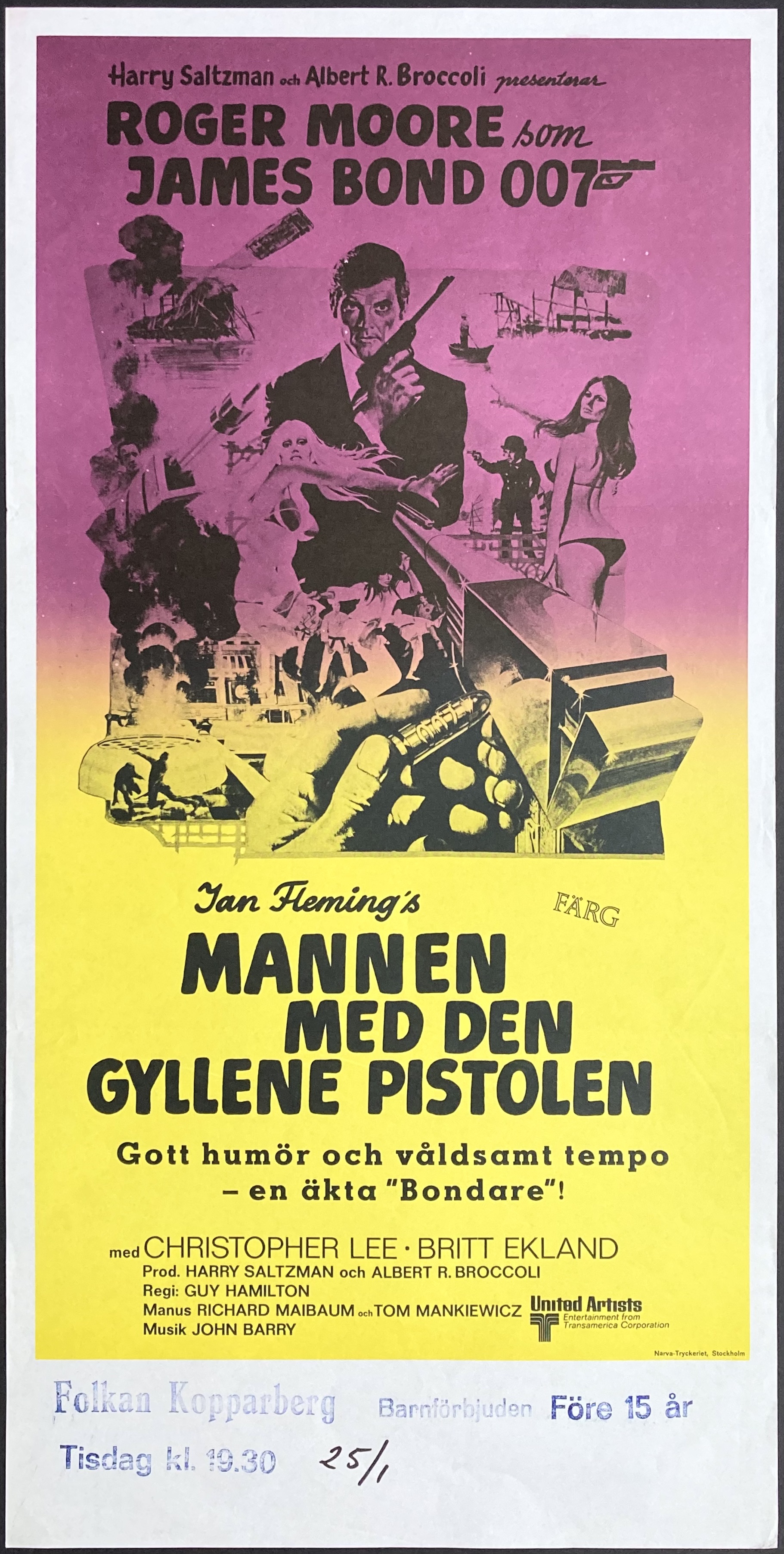 JAMES BOND 007 - THE MAN WITH THE GOLDEN GUN (1974)