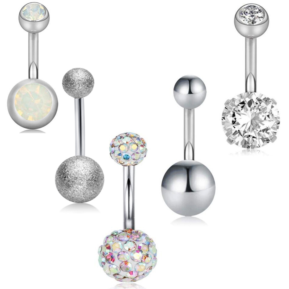 Navelpiercingar 5 st / set 