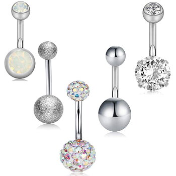 Navelpiercingar 5 st / set 