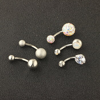 Navelpiercingar 5 st / set 