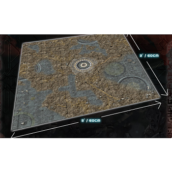 Battle Systems: Alien Catacombs Gaming Mat 2x2