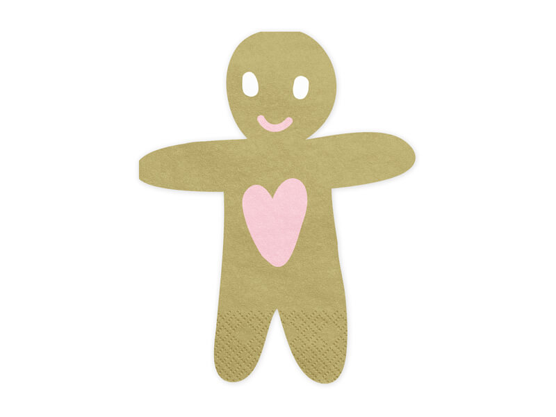 Servetter Pepparkaksgubbe 20-pack - 2