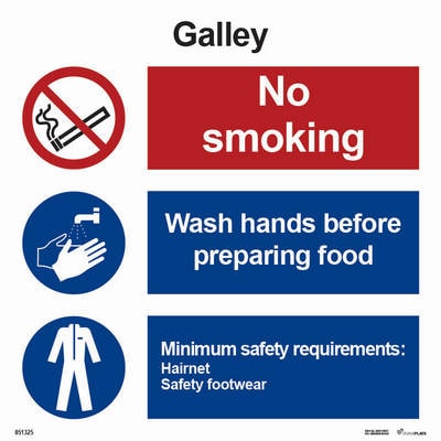Kombinationsskylt "Galley" - IMPA 33.3124