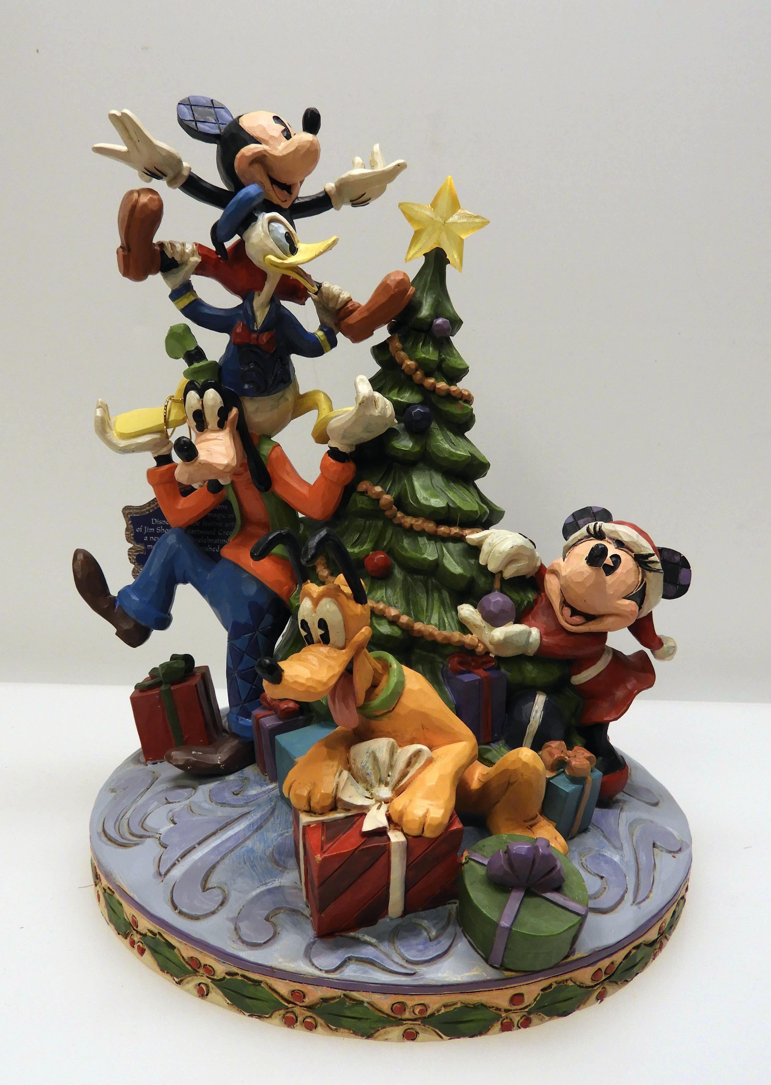 Disneys De 5 dekorerar Julgranen av Jim Shore - 2