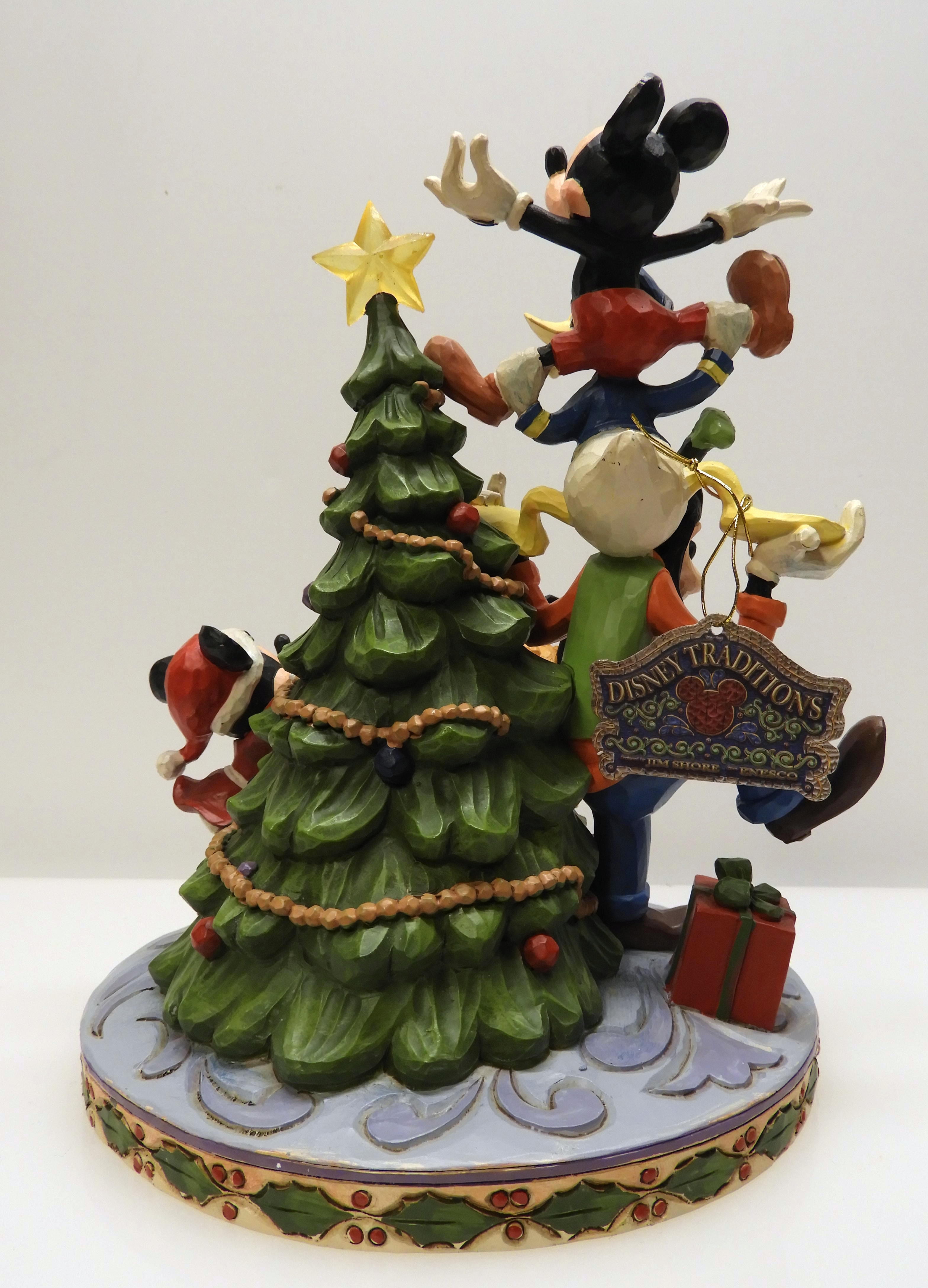 Disneys De 5 dekorerar Julgranen av Jim Shore - 4