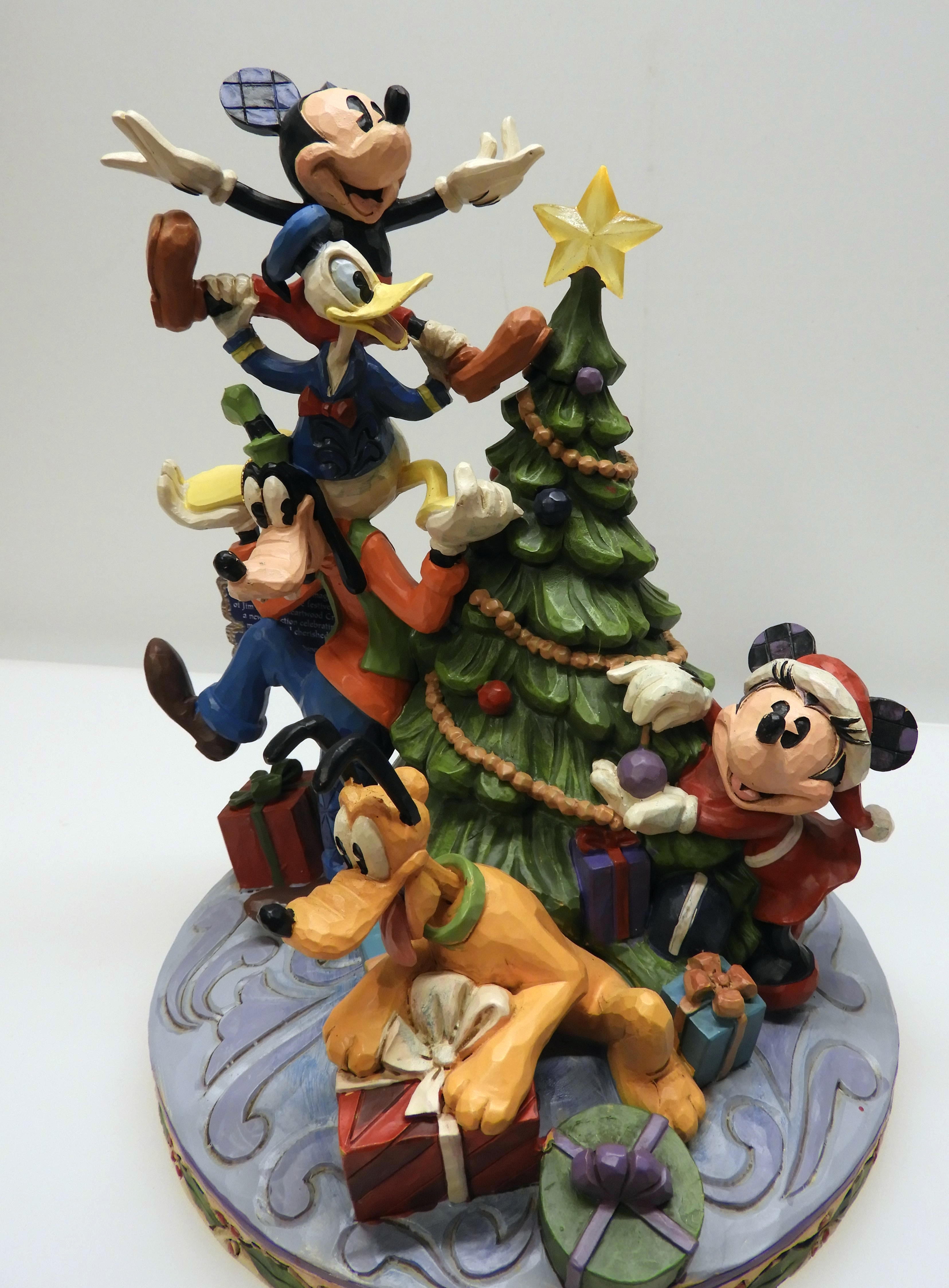 Disneys De 5 dekorerar Julgranen av Jim Shore