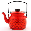 Raija Uosikkinen (1965) Onnimanni Coffee Pot with Kehrä Decor from Finel Arabia 17 cm