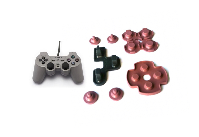 PS1 Knappgummi till handkontroll