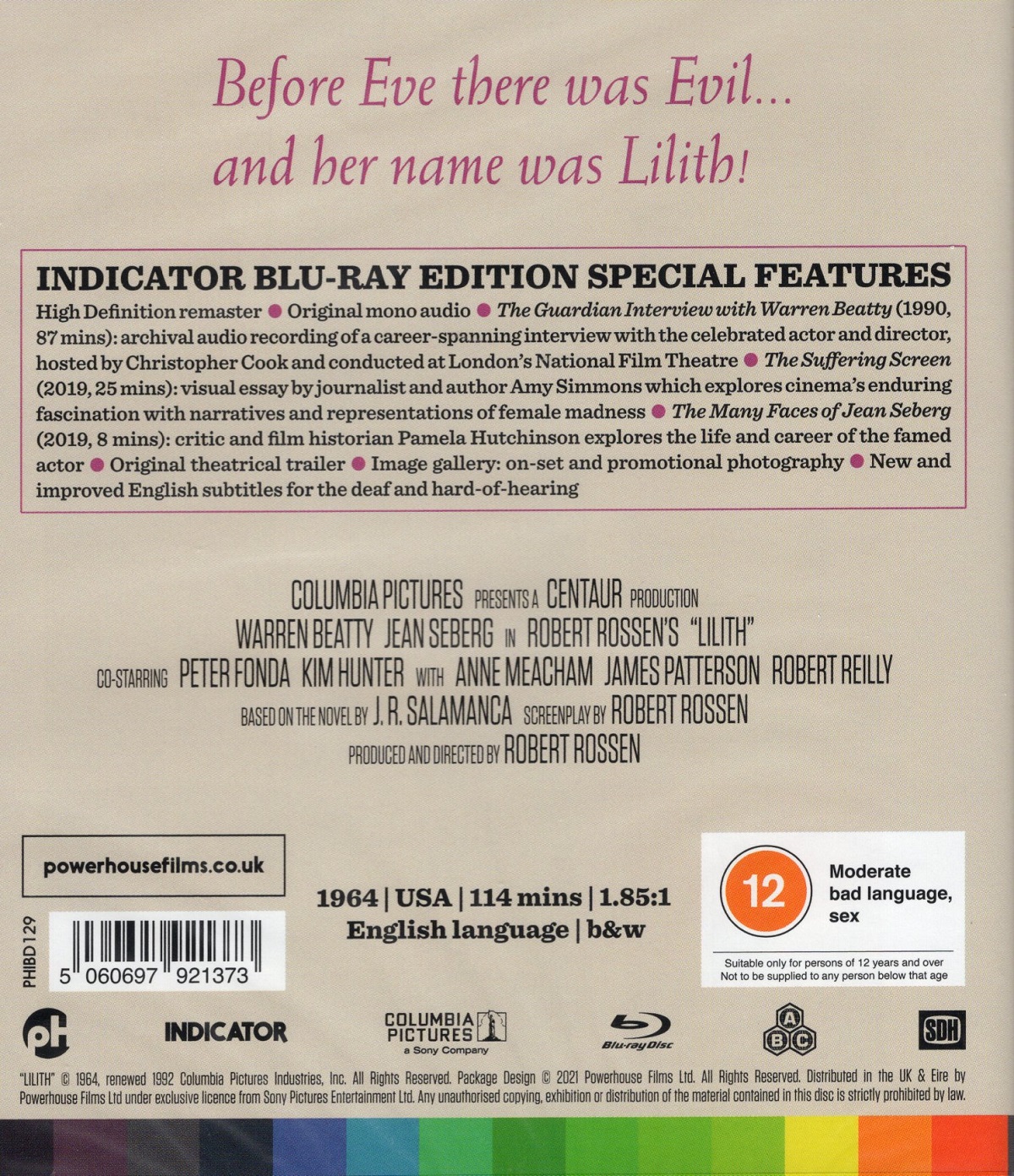 Lilith (ej svensk text) (Blu-ray) - 2