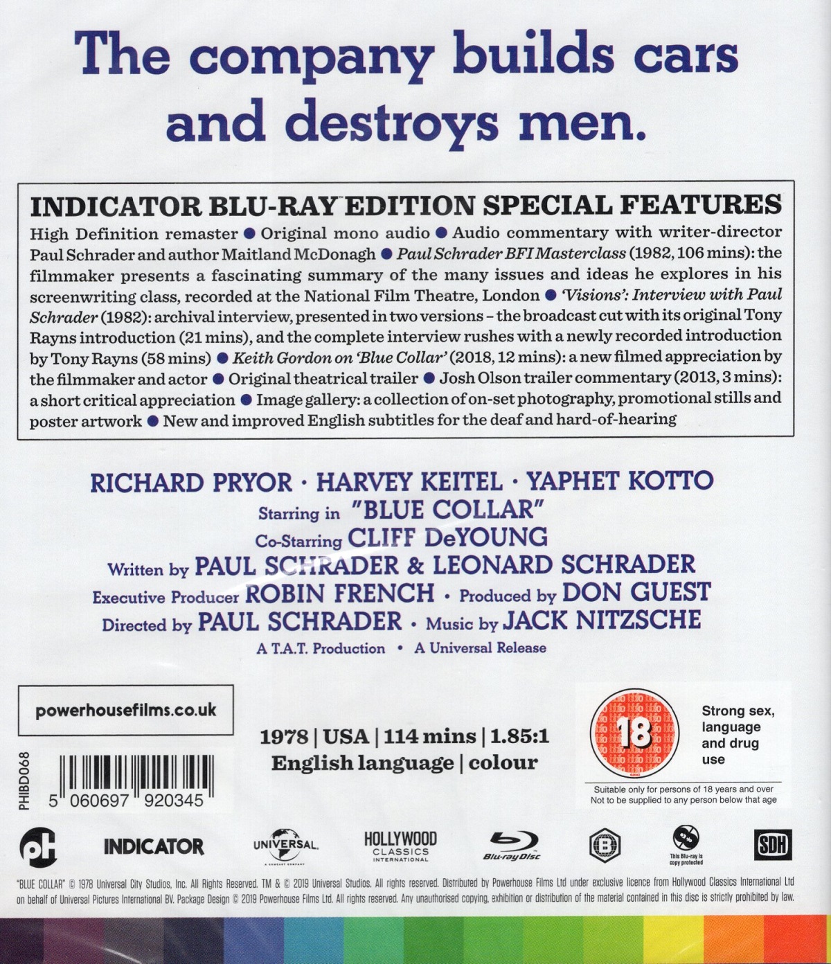 Blue Collar (ej svensk text) (Blu-ray) - 2