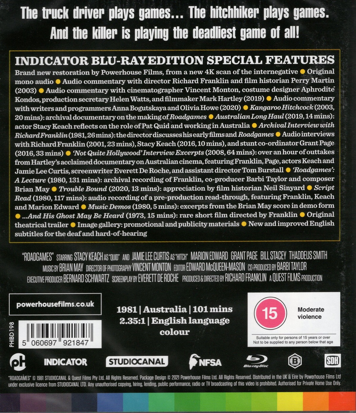 Roadgames (ej svensk text) (Blu-ray) - 2