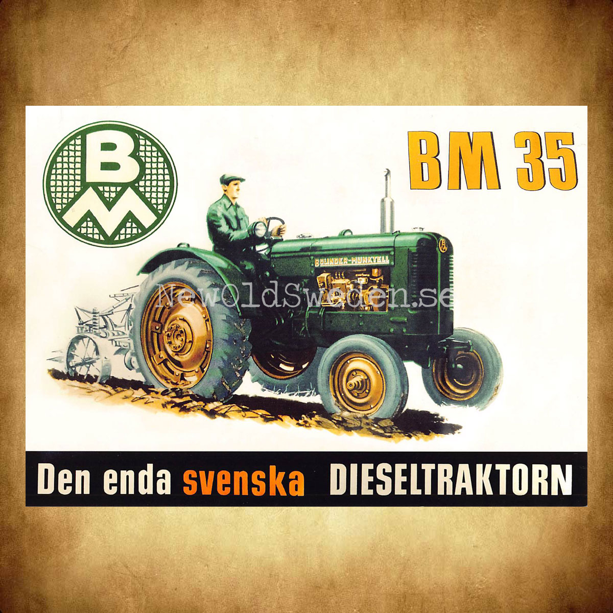 BOLINDER-MUNKTELL - BM 35 - 1952-1959 - Vykort A5 - 2