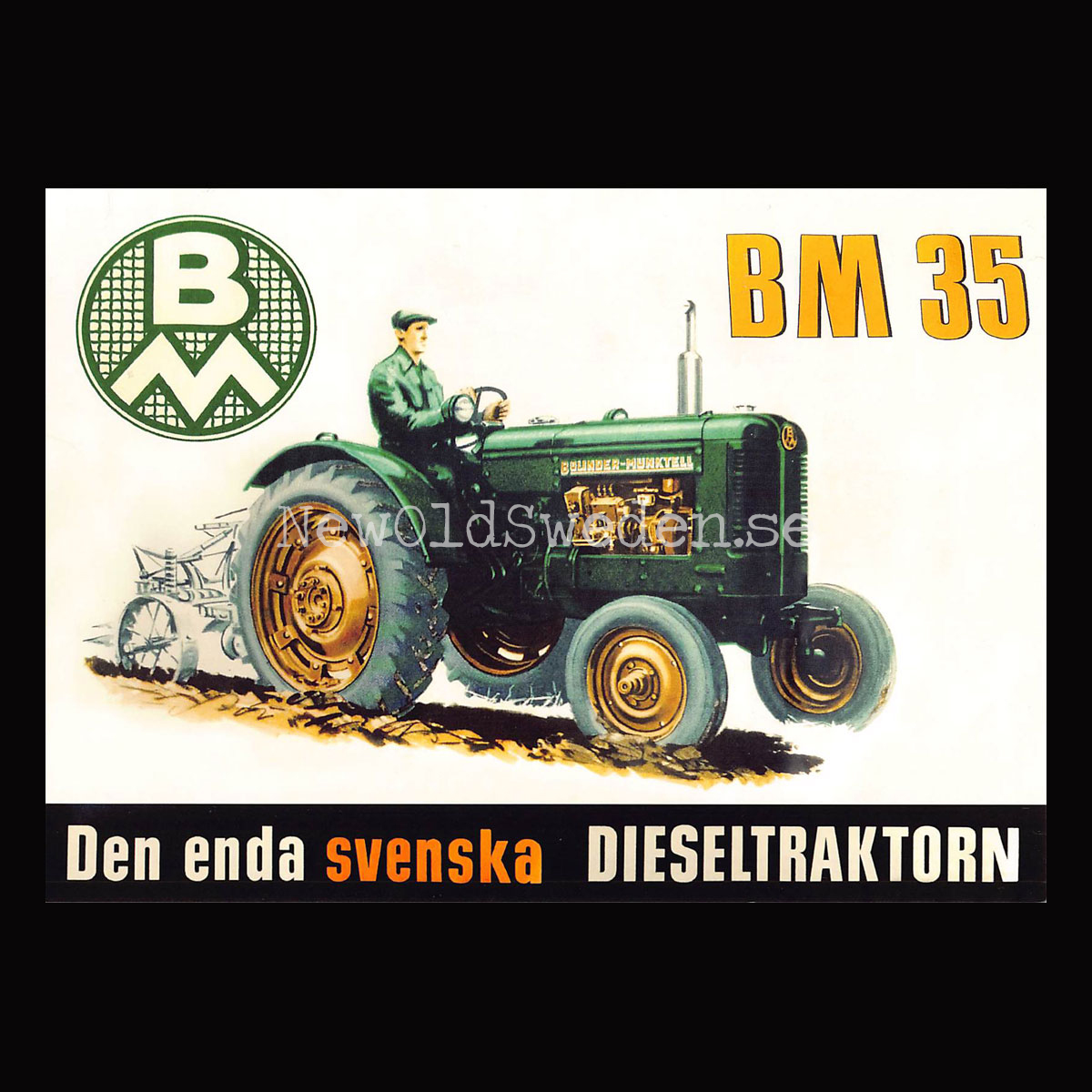 BOLINDER-MUNKTELL - BM 35 - 1952-1959 - Vykort A5